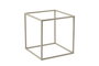 Hanah Home Mesa de Café SHB-018-B, 100% Metal, Color Topo, 45 x 45 x 52 cm